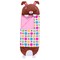 Happy Nappers: Pillow & Sleepy Sack: Medium - Beeples The Brown Bunny - 54 x 20", 2-In-1: Plush Animal Opens To Sleeping Bag, Soft Character, Kids 3+